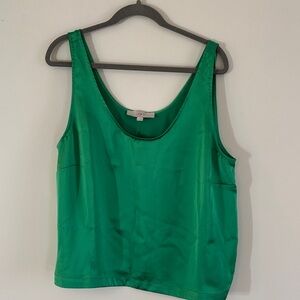 LOFT Vibrant Green Tank Top